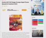 Honda ADV160 hingga Scoopy Dapat Promo Menarik di Halofest 2025