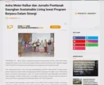 Astra Motor Kalbar dan Jurnalis Pontianak Gaungkan Sustainable Living lewat Program Berpacu Dalam Sinergi