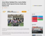 Astra Motor Sahabat Pers, Asmo Kalbar berikan Kado Spesial Service Gratis dan Edukasi SR