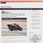 Pembalap Binaan AHM Bersaing di Idemitsu Honda Thailand Talent Cup, Bintang Pranata Sukma Raih Podium Kedua pada Race Kedua