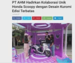 PT AHM Hadirkan Kolaborasi Unik Honda Scoopy dengan Desain Kuromi Edisi Terbatas