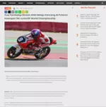 Dua Pembalap Binaan AHM Melaju Kencang di Putaran Keempat FIM JuniorGP World Championship