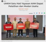 UMKM Satu Hati Yayasan AHM Dapat Pelatihan dan Modan Usaha