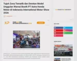 Tujuh Zona Tematik dan Deretan Model Unggulan Warnai Booth PT Astra Honda Motor di Indonesia International Motor Show 2026