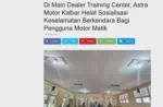 Di Main Dealer Training Center, Astra Motor Kalbar Helat Sosialisasi Keselamatan Berkendara Bagi Pengguna Motor Matik