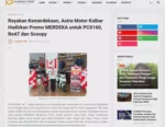Rayakan Kemerdekaan, Astra Motor Kalbar Hadirkan Promo MERDEKA untuk PCX160, BeAT dan Scoopy