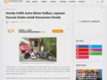 Honda CARE Astra Motor Kalbar, Layanan Darurat Gratis untuk Konsumen Honda