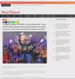 Tangguh dengan CRF250R, Crosser Muda AHRT Tutup Musim Balap dengan Penampilan Solid dan Konsisten di Putaran Final Kejuaraan Nasional Motocross 2025