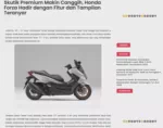 Skutik Premium Makin Canggih, Honda Forza Hadir dengan Fitur dan Tampilan Teranyar