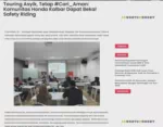 Touring Asyik, Tetap #Cari_Aman: Komunitas Honda Kalbar Dapat Bekal Safety Riding
