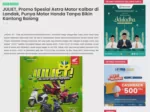 JULIET, Promo Spesial Astra Motor Kalbar di Landak, Punya Motor Honda Tanpa Bikin Kantong Bolong