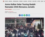 Asmo Kalbar Gelar Touring Ibadah Ramadan 2026 Bersama Jurnalis