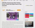 AHM Rilis Honda Scoopy Edisi Terbatas Kuromi, Tampil Unik dengan Nuansa Ungu yang Khas