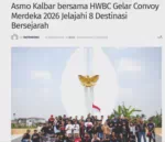 Asmo Kalbar bersama HWBC Gelar Convoy Merdeka 2026 Jelajahi 8 Destinasi Bersejarah