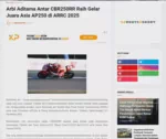 Arbi Aditama Antar CBR250RR Raih Gelar Juara Asia AP250 di ARRC 2025
