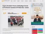 Segera Berakhir! Promo SeMayNgat Honda di Pontianak Tawarkan DP Mulai Rp1 Jutaan