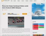 Rheza dan Herjun Sumbang Podium untuk Astra Honda di ARRC Malaysia