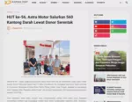 HUT ke-56, Astra Motor Salurkan 560 Kantong Darah Lewat Donor Serentak