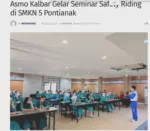 Asmo Kalbar Gelar Seminar Safety Riding di SMKN 5 Pontianak