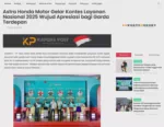 Astra Honda Motor Gelar Kontes Layanan Nasional 2025 Wujud Apresiasi bagi Garda Terdepan