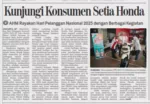 Kunjungi Konsumen Setia Honda, AHM Rayakaan Hari Pelanggan Nasional dengan Berbagai Kegiatan