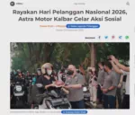 Rayakan Hari Pelanggan Nasional 2026, Astra Motor Kalbar Gelar Aksi Sosial
