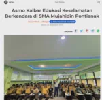 Asmo Kalbar Edukasi Keselamatan Berkendara di SMA Mujahidin Pontianak