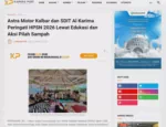 Astra Motor Kalbar dan SDIT Al Karima Peringati HPSN 2026 Lewat Edukasi dan Aksi Pilah Sampah