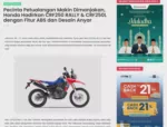 Pecinta Petualangan Makin Dimanjakan, Honda Hadirkan CRF250 RALLY &amp; CRF250L dengan Fitur ABS dan Desain Anyar