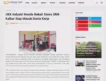 UKK Industri Honda Bekali Siswa SMK Kalbar Siap Masuk Dunia Kerja