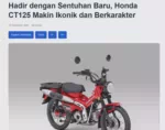 Hadir dengan Sentuhan Baru, Honda CT125 Makin Ikonik dan Berkarakter