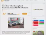 Astra Motor Kalbar Dukung Penuh Kesuksesan Jamnas FSI XVII di Pontianak