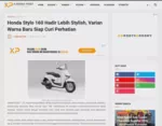 Honda Stylo 160 Hadir Lebih Stylish, Varian Warna Baru Siap Curi Perhatian