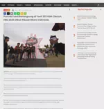 Puncak Event Berlangsung di Yonif 303 SSM Cibuluh, HBD 2025 Diikuti Ribuan Bikers Indonesia