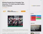 Bintang Pranata Kunci Peringkat Tiga Klasemen TTC 2025 Usai Raih Podium Kedua di Buriram