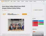Astra Motor Kalbar Bekali Guru PAUD dengan Edukasi Safety Riding