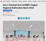 Gen Z Kembali Ikuti AHMBS Tingkat Regional Kalimantan Barat 2025