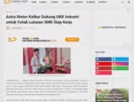Astra Motor Kalbar Dukung UKK Industri untuk Cetak Lulusan SMK Siap Kerja