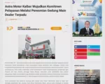 Astra Motor Kalbar Wujudkan Komitmen Pelayanan Melalui Peresmian Gedung Main Dealer Terpadu