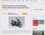 All New Honda Vario 125 Hadir dengan Desain Lebih Sporti dan Tipe Street Terbaru