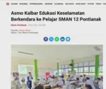 Asmo Kalbar Edukasi Keselamatan Berkendara ke Pelajar SMAN 12 Pontianak
