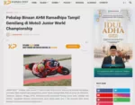 Pebalap Binaan AHM Ramadhipa Tampil Gemilang di Moto3 Junior World Championship