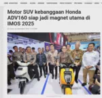 Motor SUV kebanggaan Honda ADV160 siap jadi magnet utama di IMOS 2025