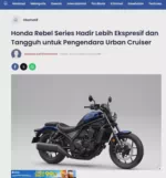 Honda Rebel Series Hadir Lebih Ekspresif dan Tangguh untuk Pengendara Urban Cruiser
