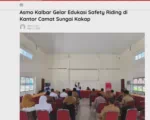 Asmo Kalbar Gelar Edukasi Safety Riding di Kantor Camat Sungai Kakap