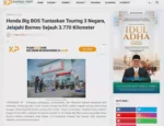 Honda Big BOS Tuntaskan Touring 3 Negara, Jelajahi Borneo Sejauh 3.770 Kilometer