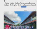 Astra Motor Kalbar Tanamkan Budaya Safety Riding ke SMA Muhammadiyah 1