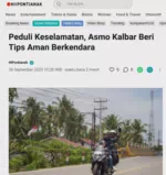 Peduli Keselamatan, Asmo Kalbar Beri Tips Aman Berkendara
