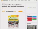 Promo Sejiwa Asmo Kalbar, Beli Motor Honda Kini Lebih Terjangkau di Bengkayang