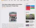 Astra Motor Kalbar Hadirkan Servis Motor Honda Langsung ke Tempat Kerja